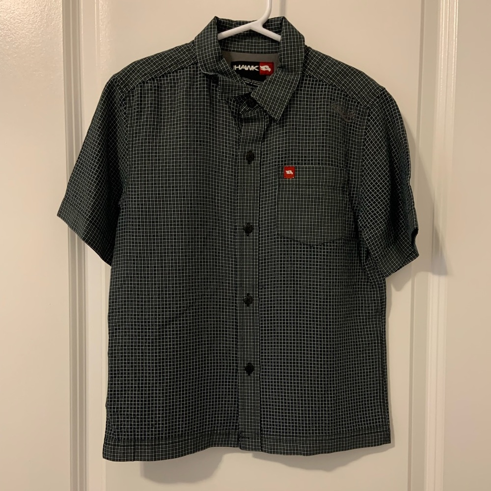 Boys Plaid Short Sleeve Button Down Shirt